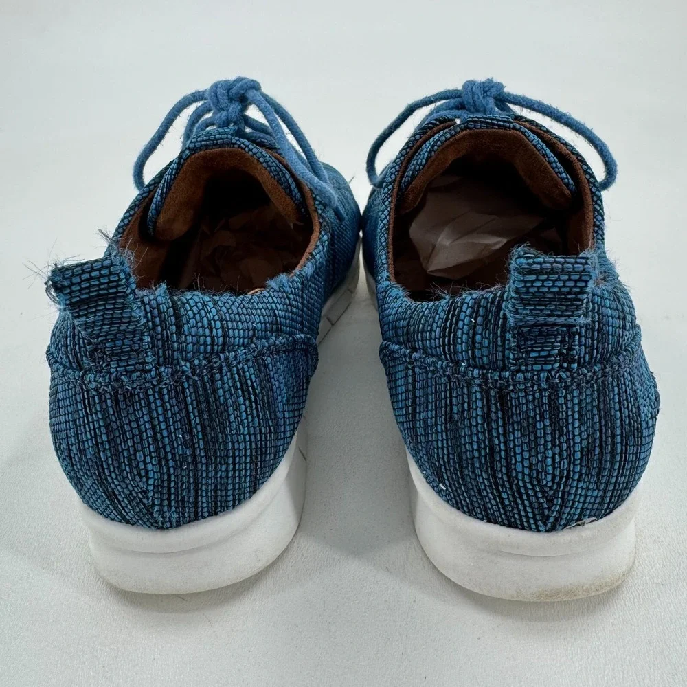 Nurse Mates Pillowtop Sarina WOMENS Blue Lace Up Athletic Shoes Sneakers 9.5
